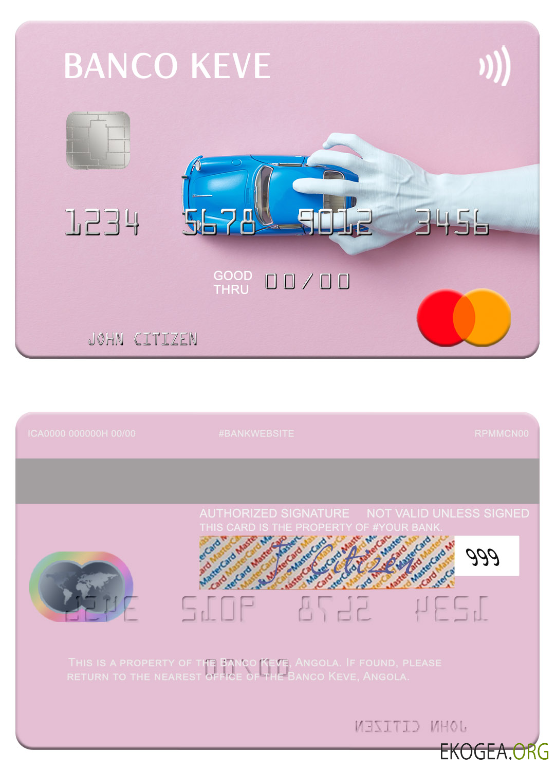 Carte Mastercard Banco Keve d'Angola